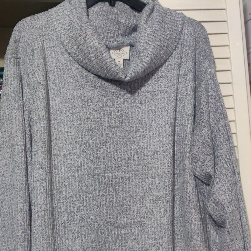 St. John's Bay-Plus Womens Long Sleeve Turtleneck - Picture 4 of 10